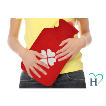 Termofor gumowy 2L w pokrowcu z polaru lub dzianiny